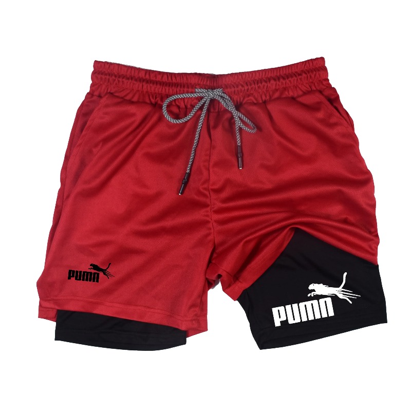 Мужские летние дышащие двухсло – обзор и цена Compression Shorts Athletes